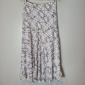 Vtg Y2K Maxi Skirt Sz 16 Boho Gypsy Fairy Granola Grunge Floral Flowy 90s Hippie